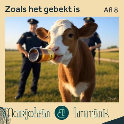 Wat drinkt het Kalf, dacht de politie..