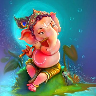 1-Ganesha: Een olifantenkop?