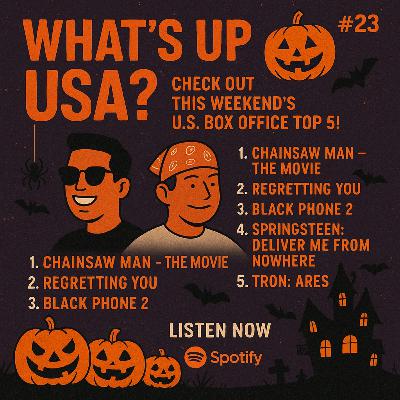 🎬『チェンソーマン』全米1位！ヨルゴス・ランティモス新作『Bugonia』他【10月第4週興収ランキング】