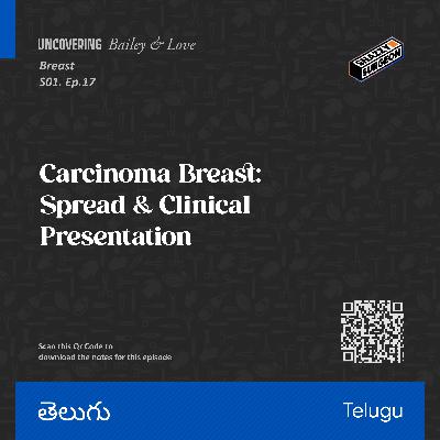 S.01 Ep.17 Carcinoma Breast: Spread & Clinical Presentation_Telugu