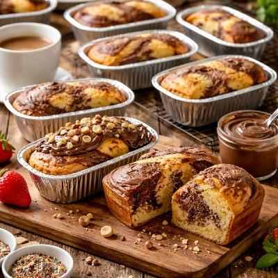 Marble Butter Cakes for Lunchboxes and Beyond Marble Butter Cakes for Lunchboxes and Beyond