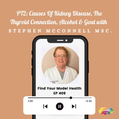 #409 PT2; Causes Of Kidney Disease, The Thyroid Connection, Alcohol & Gout with Stephen McConnell MSc.