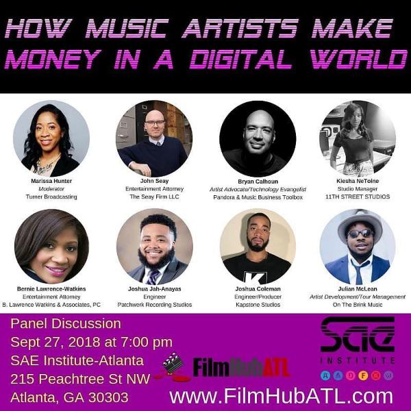 Film Hub ATL - How music artists make money in a digital world Film Hub ATL - How music artists make money in a digital world