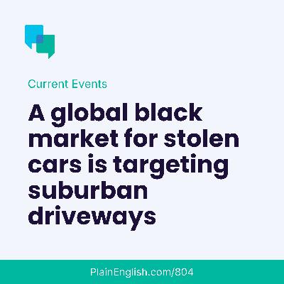 Car theft goes global