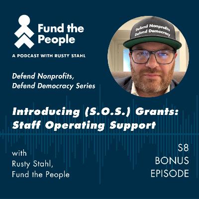 Introducing Staff Operating Support (S.O.S.) Grants Concept Introducing Staff Operating Support (S.O.S.) Grants Concept