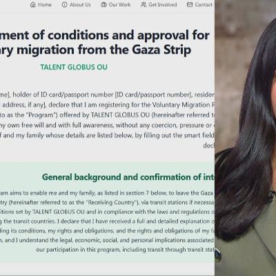 Al Jazeera uncovers suspicious group behind transfer of Palestinians from Gaza Al Jazeera uncovers suspicious group behind transfer of Palestinians from Gaza