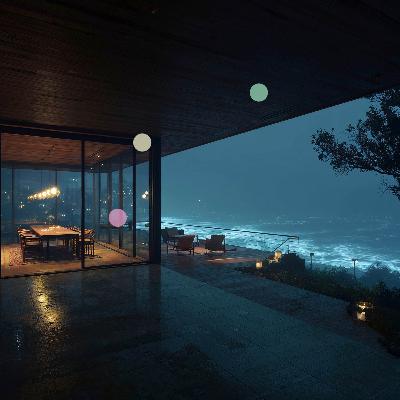 Wind-Whipped Ocean | Incoming Storm from a Coastal Retreat