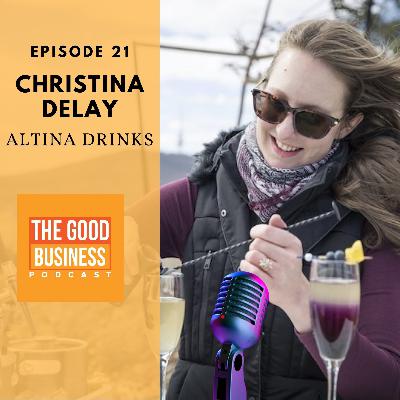 Christina Delay from Altina Drinks, A social solution to a social problem with Zero Proof Craft Cocktails Christina Delay from Altina Drinks, A social solution to a social problem with Zero Proof Craft Cocktails