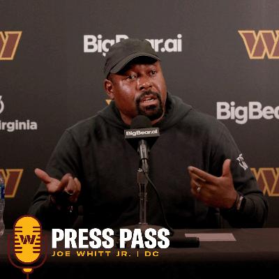 DC Joe Whitt Jr. | September 25, 2025 | Press Pass | Washington Commanders | NFL