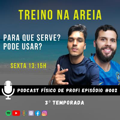 TREINO NA AREIA NO FUTEBOL PODE OU NÃO? |PODCAST FÍSICO DE PROFI | EP 002 3 TEMPORADA