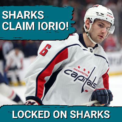 Sharks POUNCE on Waived Capitals Prospect | Is Vincent Iorio the ANSWER to Sharks' Struggles?