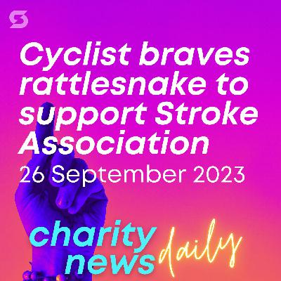 Cyclist Braves Rattlesnake to raise money for Stroke Association
