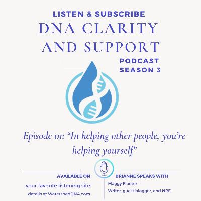 In helping others, you're helping yourself - Maggy reflects on her 12-and-a-half years as an NPE