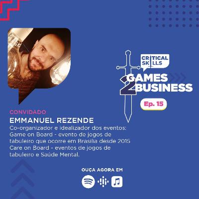 Rezende, organizador do Game on Board, fala sobre saúde mental, boardgames e o projeto Care on Board