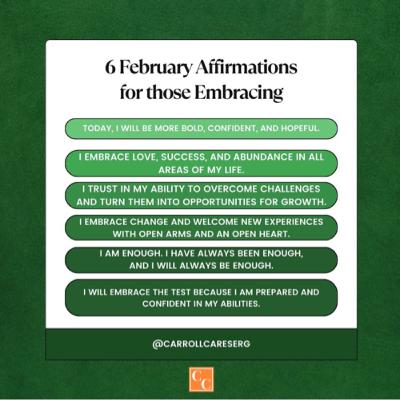 Embrace More of YOU in February