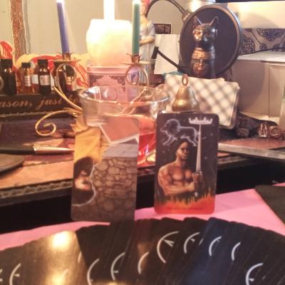 ☕️Coffee Tea Tarot 8 Wands Rev and Ace of Swords Emperor-S1:EP78