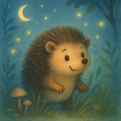 Timoté, le petit hérisson curieux