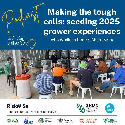EP Ag Chats - RiskWi$e: Making the tough calls seeding 2025 - Chris Lymm EP Ag Chats - RiskWi$e: Making the tough calls seeding 2025 - Chris Lymm