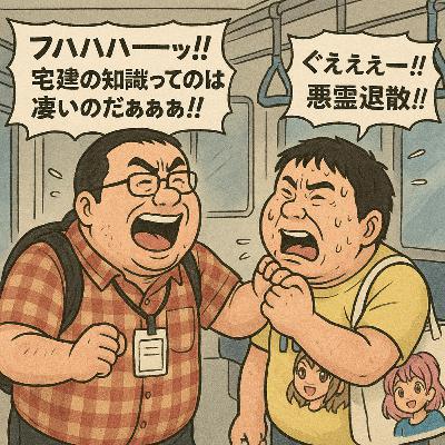 【295】①山手線内で平成のキモオタ二人組が大声で宅建の話をしています　令和6年宅建試験第49問　②シンプルに悪口を言ったら侮辱罪で罰金を取られた