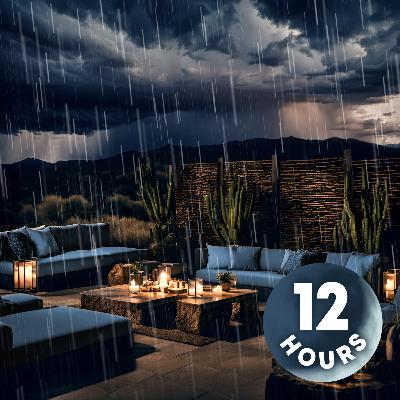 Heavy Rainfall Brings You Blissful Sleep | 12-Hour Relaxing Rain White Noise