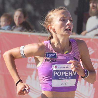Dakotah Popehn after Chicago Marathon 2025 Dakotah Popehn after Chicago Marathon 2025