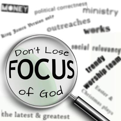 Turning away from distractions and Focusing on God!