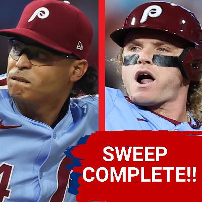 PHILLIES POSTCAST: INCREDIBLE COMEBACK WIN! Phillies top Mets, 6-4 to SWEEP!