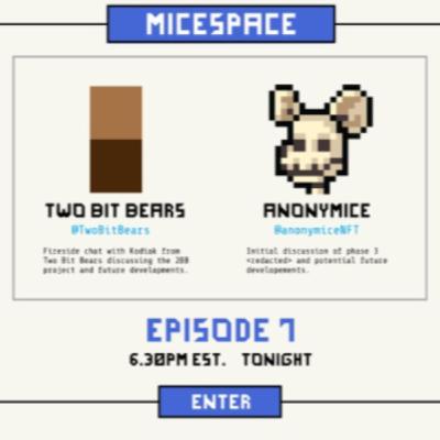 MiceSpace #7: Mouse Dev Updates on <REDACTED> & Convo with the Two Bit Bears Team