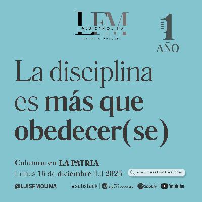28. La disciplina es más que obedecer(se)