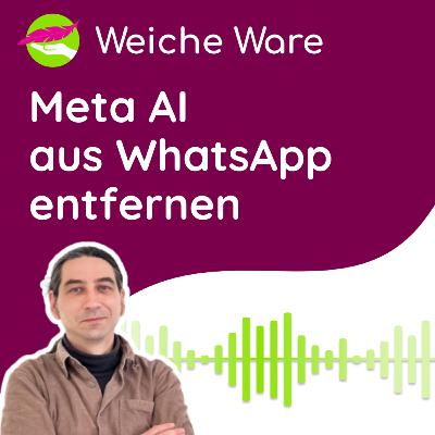Meta AI in WhatsApp entfernen│ <Weiche Ware> IT Business Podcast #45