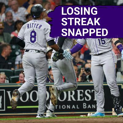 The Colorado Rockies snap skid in impressive win against the Houston Astros