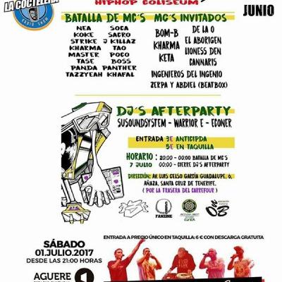 Coctelera 30 Junio Soula & Anoder Vaina y Hip Hop Coliseum