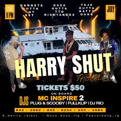 Harry Shut The Cruise July 25th