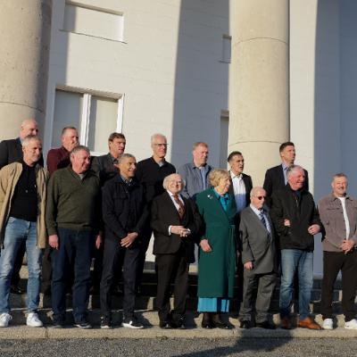 Speech by President Higgins at a Reception for the Ireland Football Team from Italia ’90