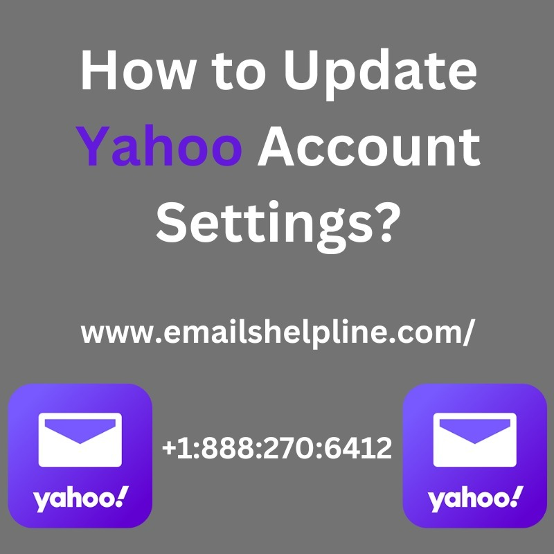 How to Update Yahoo Account Settings