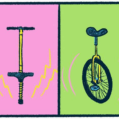 Pogo Sticks vs. Unicycles: a playful debate Pogo Sticks vs. Unicycles: a playful debate