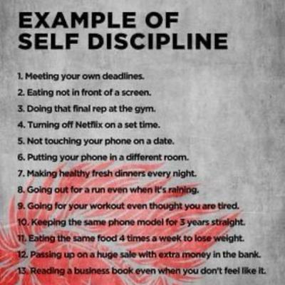 The Positive Note Short Clips, “Example of self discipline”