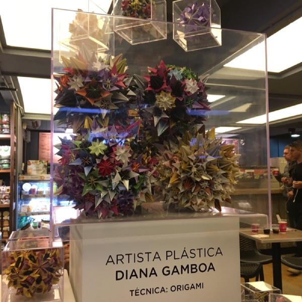 Origami como arte en #CircuitoArteModa Origami como arte en #CircuitoArteModa