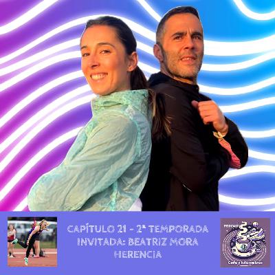 Beca y jabalina con Beatriz Mora Herencia