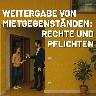 Weitergabe von Mietgegenständen: Rechte und Pflichten