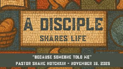 Because Someone Told Me| November 16, 2025 Because Someone Told Me| November 16, 2025