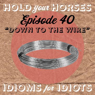 Episode 40. Down to the Wire