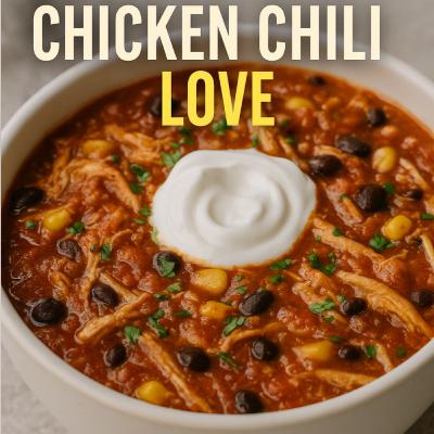 Slow Cooker Chicken Chili Recipe | Set It & Forget It!