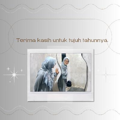 Terima kasih untuk tujuh tahunnya. Terima kasih untuk tujuh tahunnya.