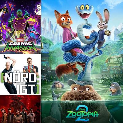 507. Den om Stranger Things S5 vol.1, Zootopia 2 och Marvel Cosmic Invasion