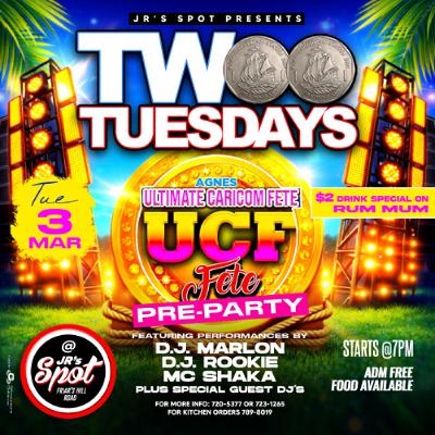 2$ Tuesdays UCF Pre Party (Djtrell & DKC) @ Jr's Spot 2$ Tuesdays UCF Pre Party (Djtrell & DKC) @ Jr's Spot
