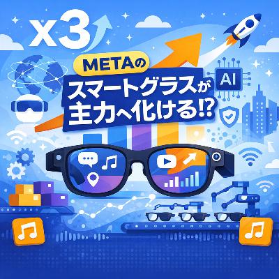 販売数3倍！メタのスマートグラスが「隠れたヒット」から「主力」へ化ける瞬間