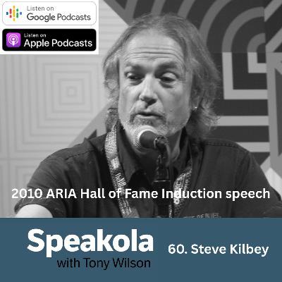 Steve Kilbey: 'We've been kicked off the best record companies in Australia!' — The Church's ARIA Hall of Fame induction,  7 November 2010, Sydney