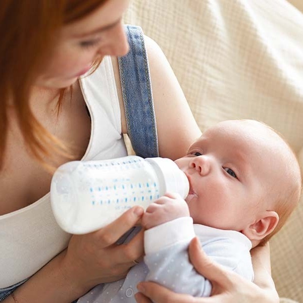 The bottles influence the gas and colic of the baby