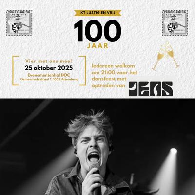 Wees erbij tijdens 100 jaar Lustig En Vrij